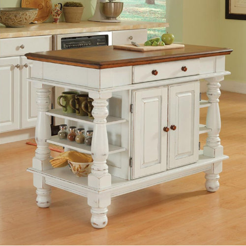 August Grove® Collette Kitchen Island & Reviews Wayfair